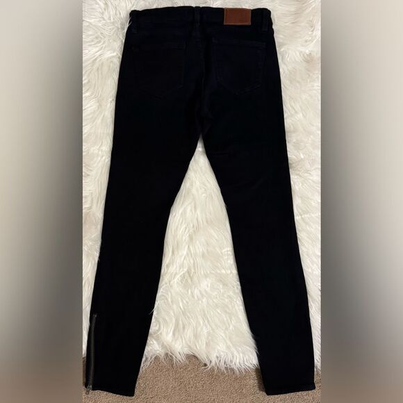 Madewell ‘Skinny Skinny’ Zip Ankle Jean in Rebel Wash Size 26 - Picture 6 of 12